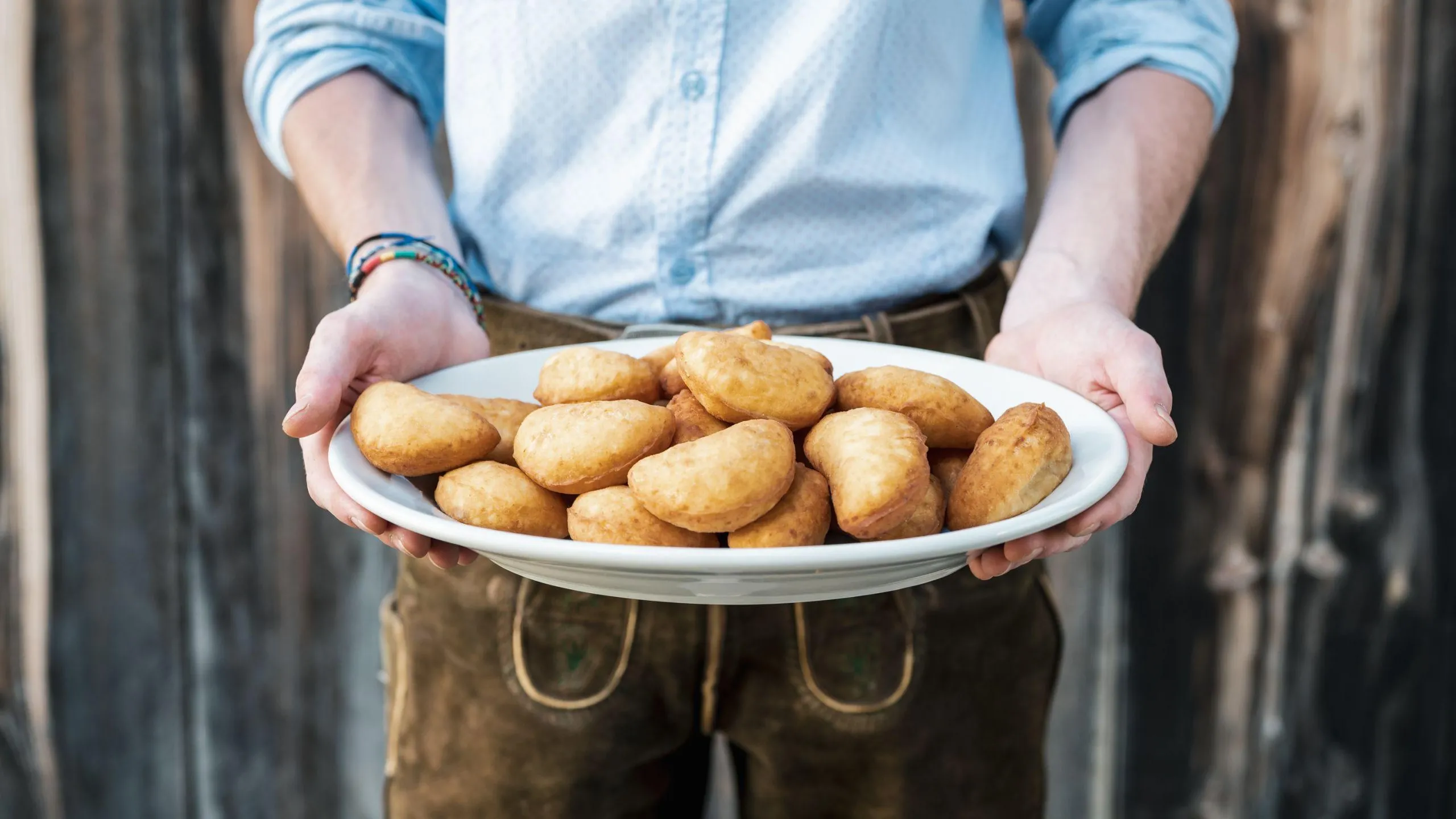 Traditional Ladin dish in Alta Badia, Dolomites. Ph Alex Moling IDM